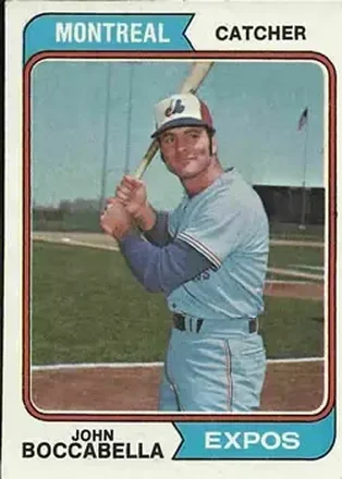 1974 Topps #253 John Boccabella