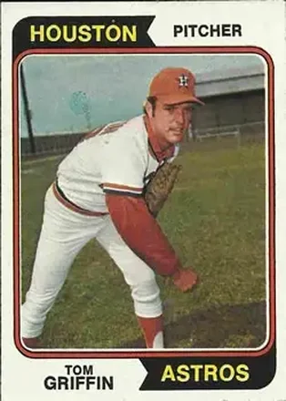1974 Topps #256 Tom Griffin