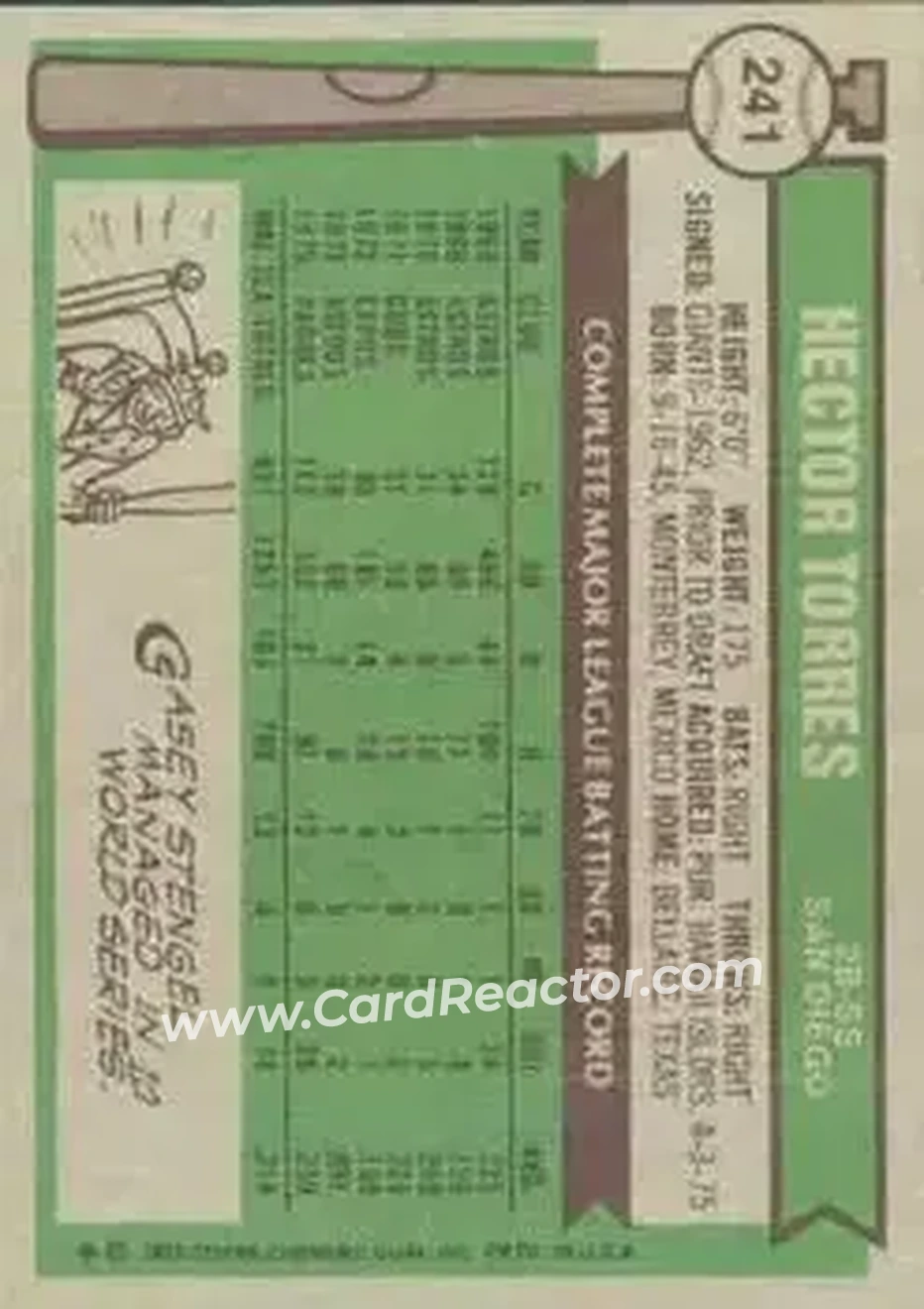 Back of Hector Torres