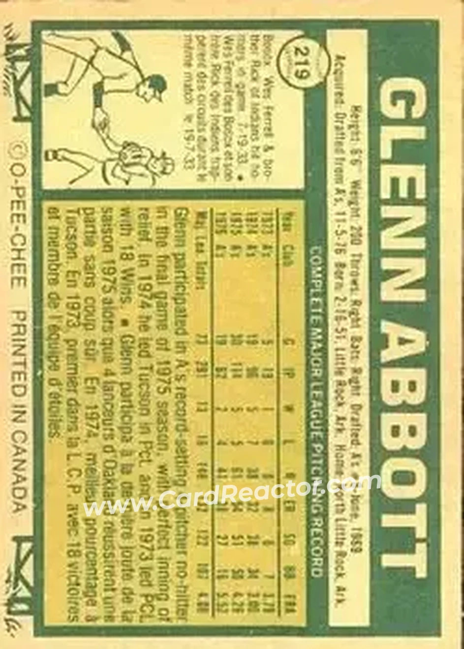 Back of Glenn Abbott