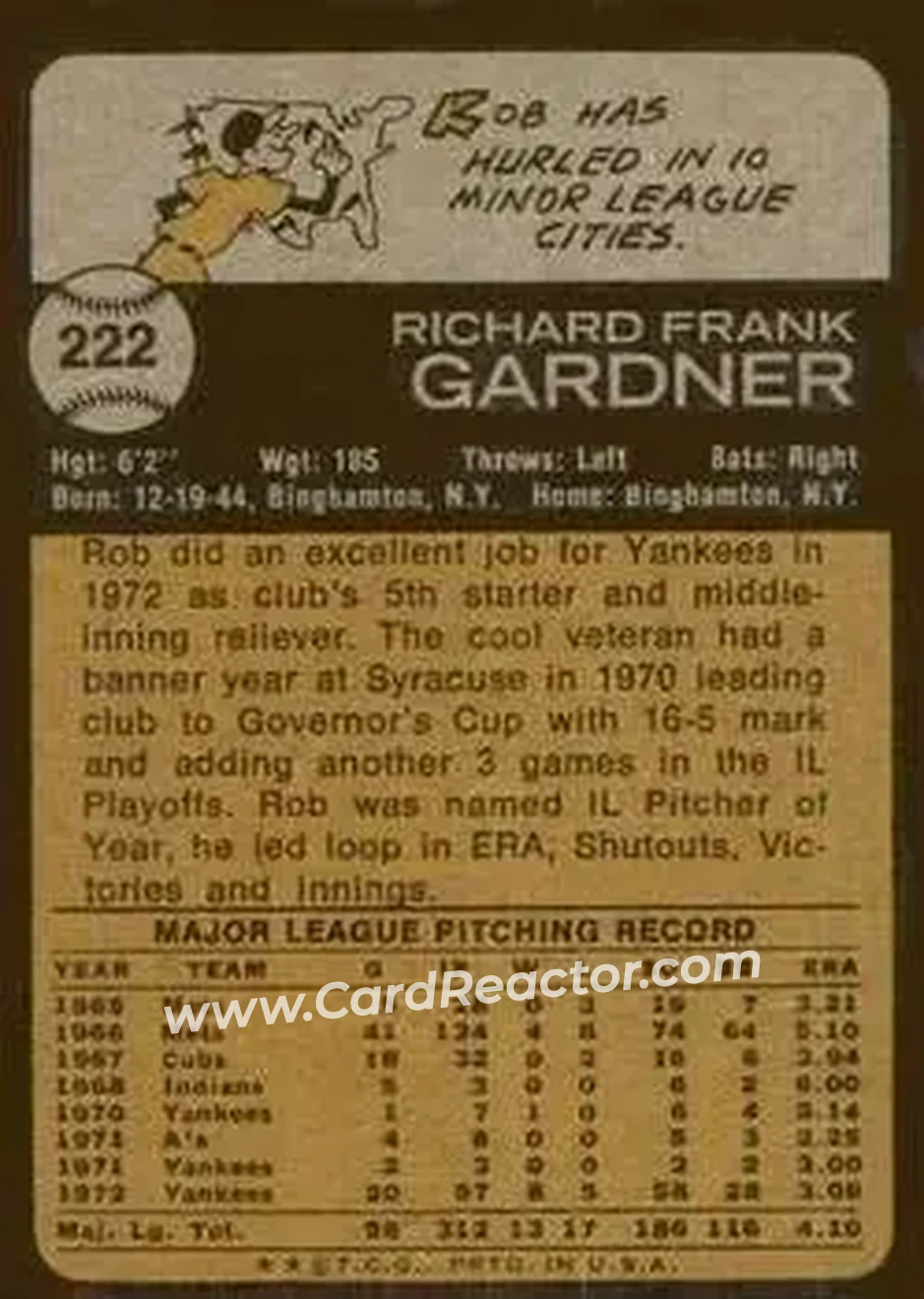 Back of Rob Gardner
