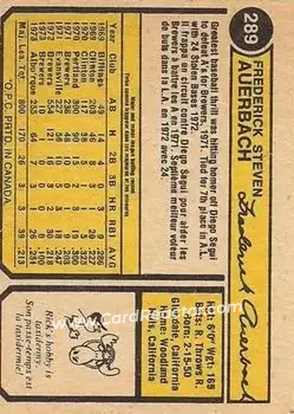 Back of Rick Auerbach