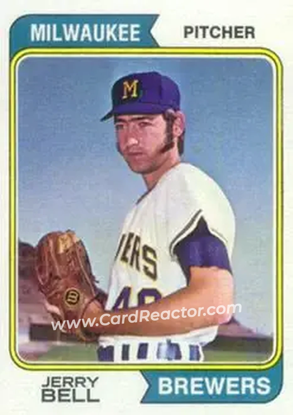 1974 Topps #261 Jerry Bell