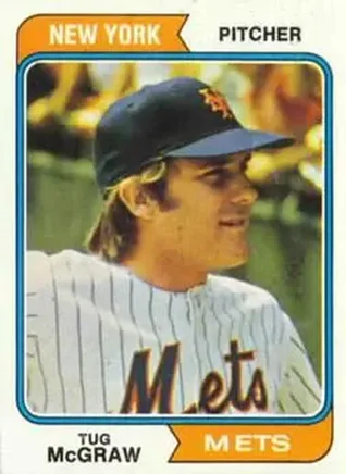 1974 Topps #265 Tug McGraw