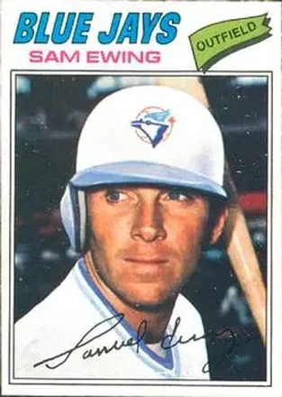 1977 O-Pee-Chee #221 Sam Ewing