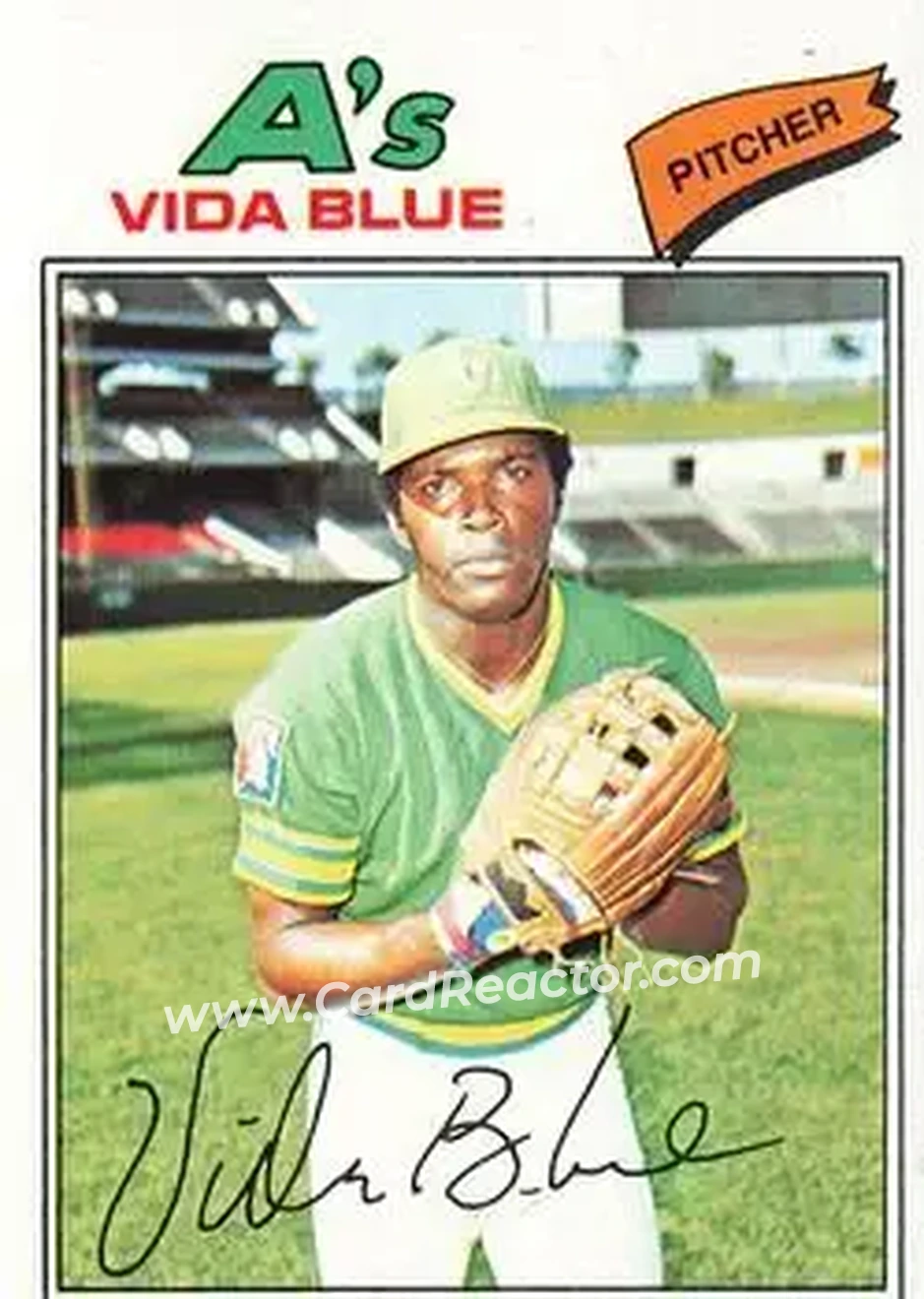 1977 Topps #230 Vida Blue