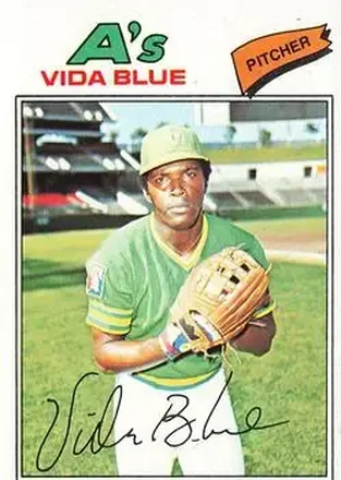 1977 Topps #230 Vida Blue