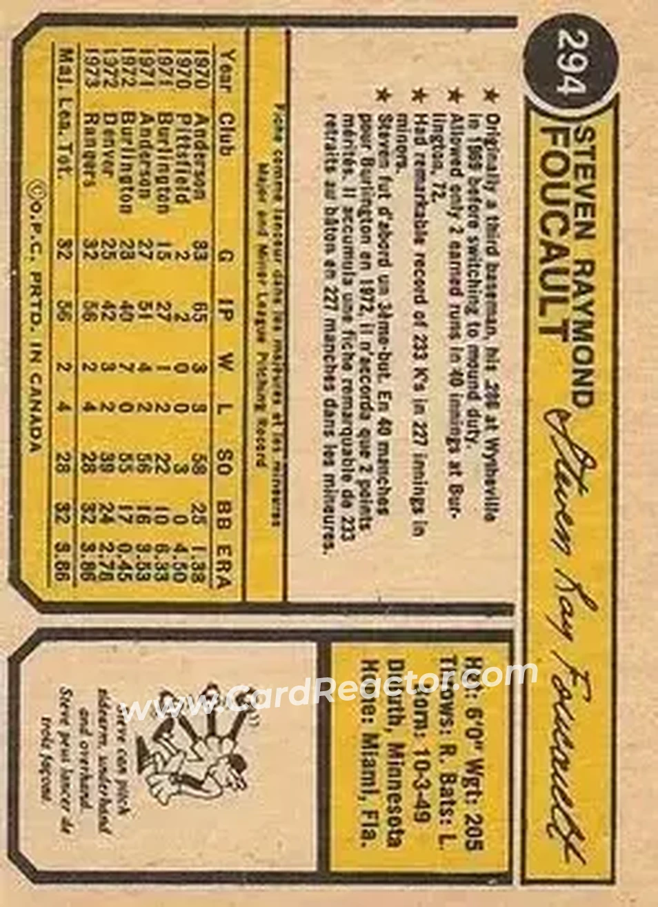 Back of Steve Foucault