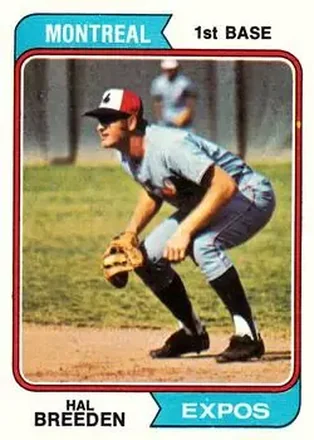 1974 O-Pee-Chee #297 Hal Breeden