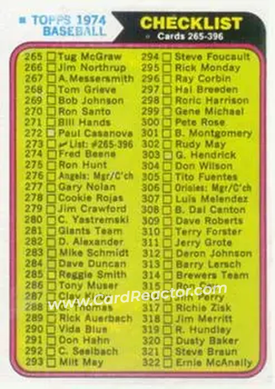 Front of Card #273