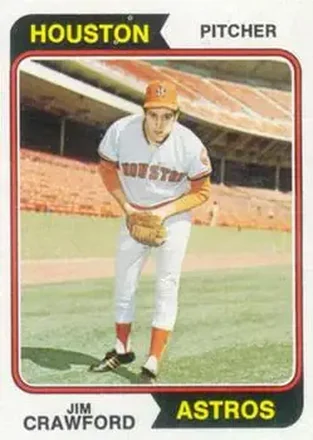 1974 Topps #279 Jim Crawford