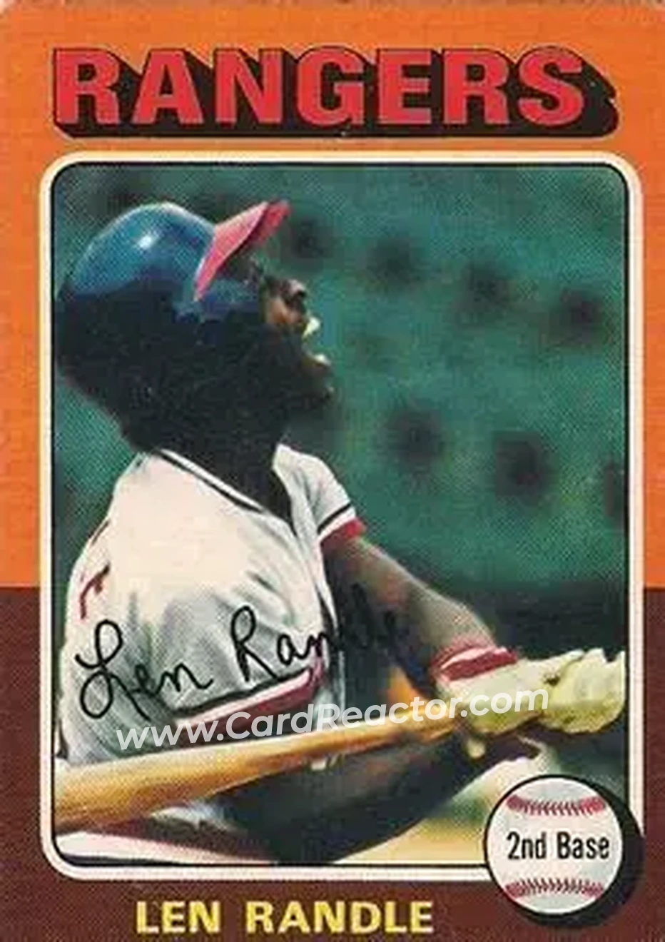 1975 O-Pee-Chee #259 Len Randle