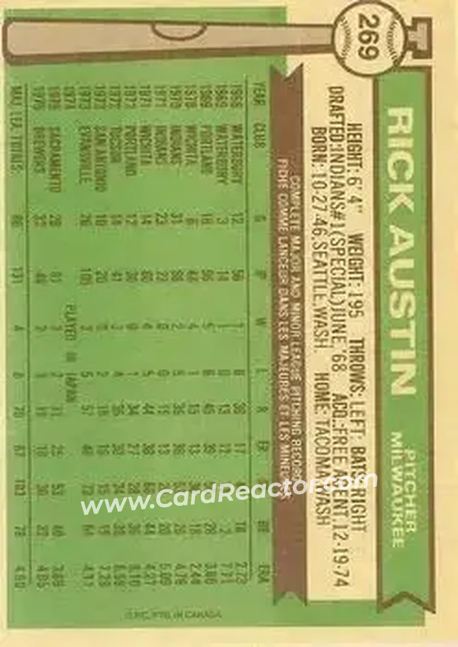 Back of Rick Austin