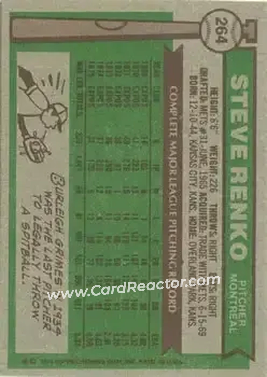 Back of Steve Renko