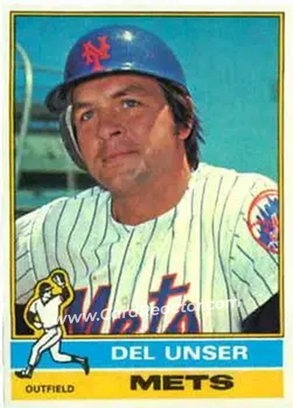 1976 Topps #268 Del Unser
