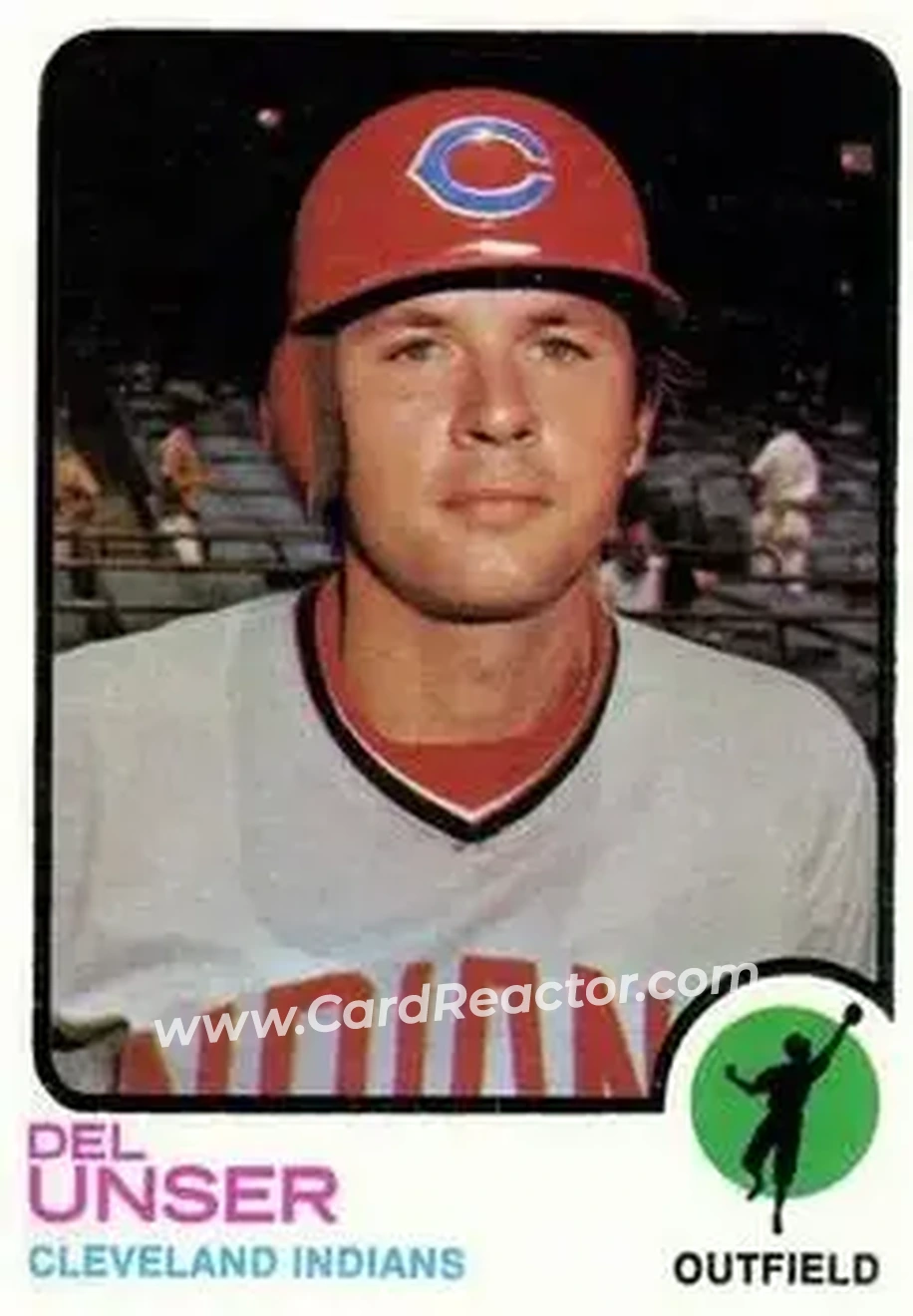 1973 Topps #247 Del Unser