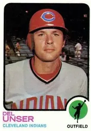 1973 Topps #247 Del Unser