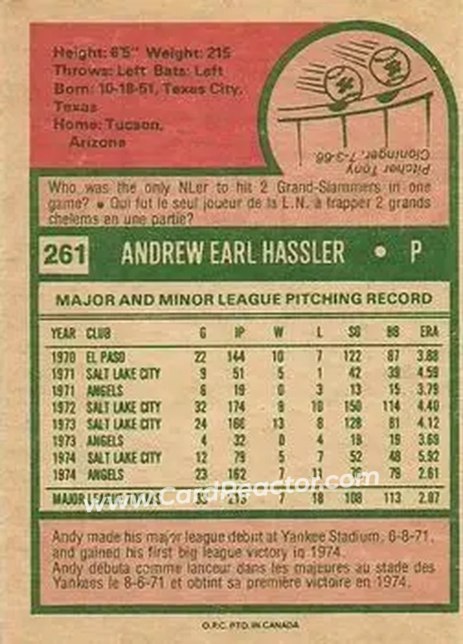 Back of Andy Hassler