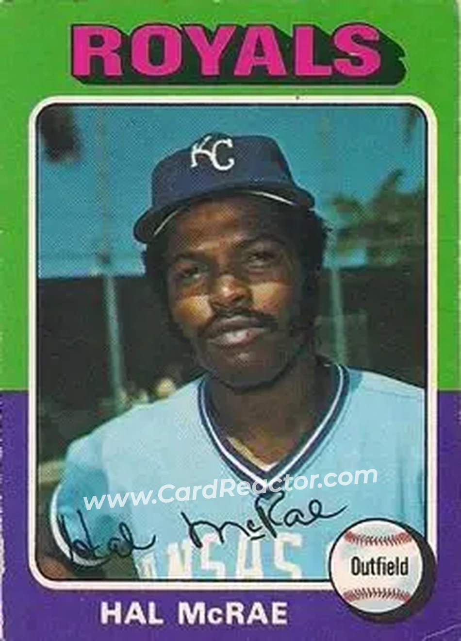 1975 O-Pee-Chee #268 Hal McRae