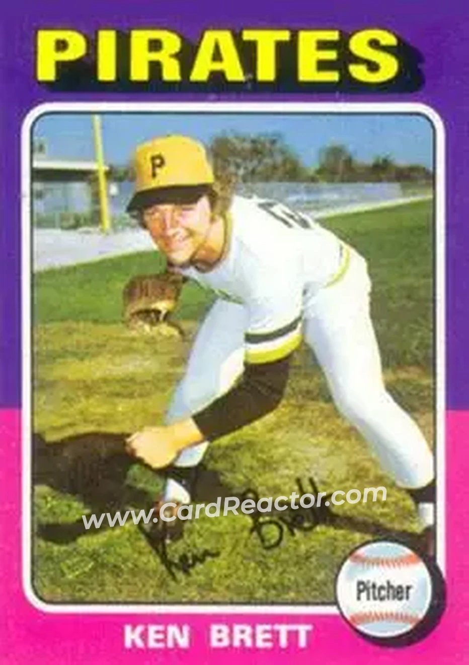 1975 Topps #250 Ken Brett