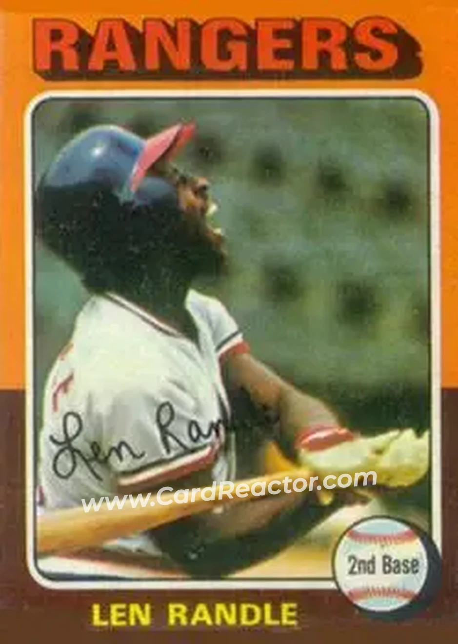 1975 Topps #259 Len Randle