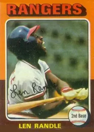 1975 Topps #259 Len Randle