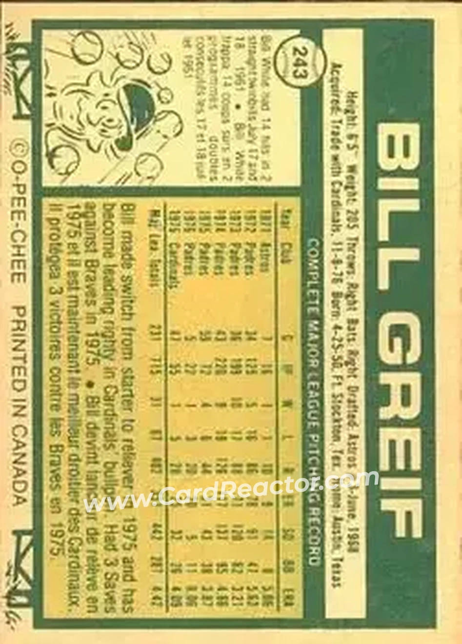 Back of Bill Greif