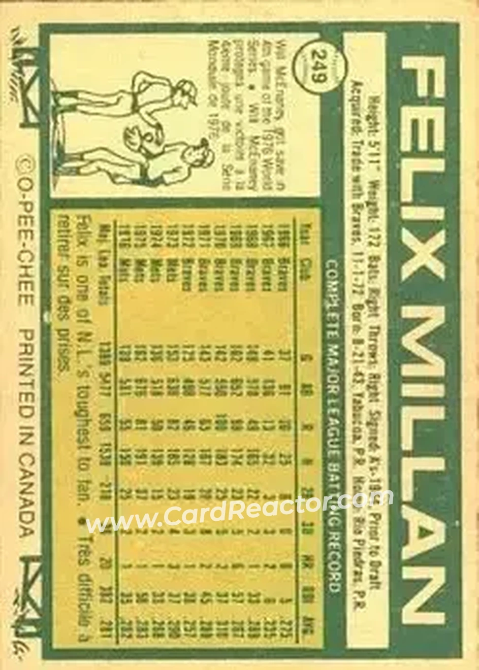 Back of Felix Millan