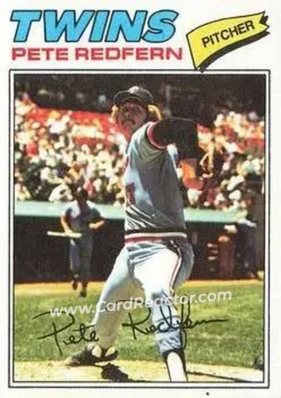 Front of Pete Redfern