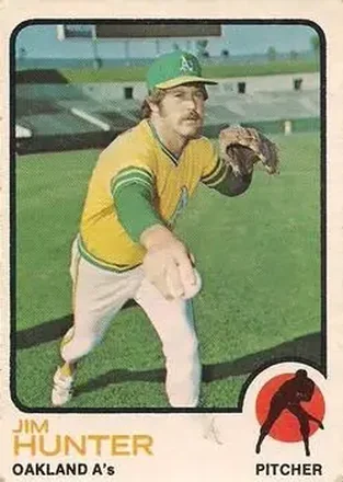 1973 O-Pee-Chee #235 Jim Hunter