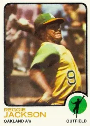 1973 Topps #255 Reggie Jackson (b.1946 OF)