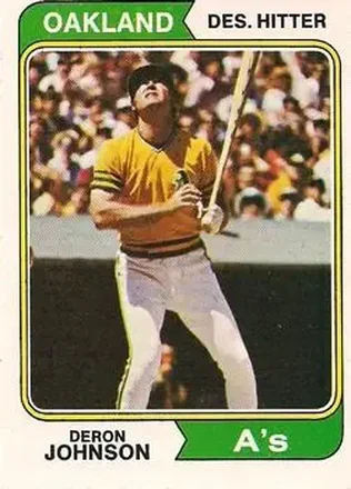 1974 O-Pee-Chee #312 Deron Johnson
