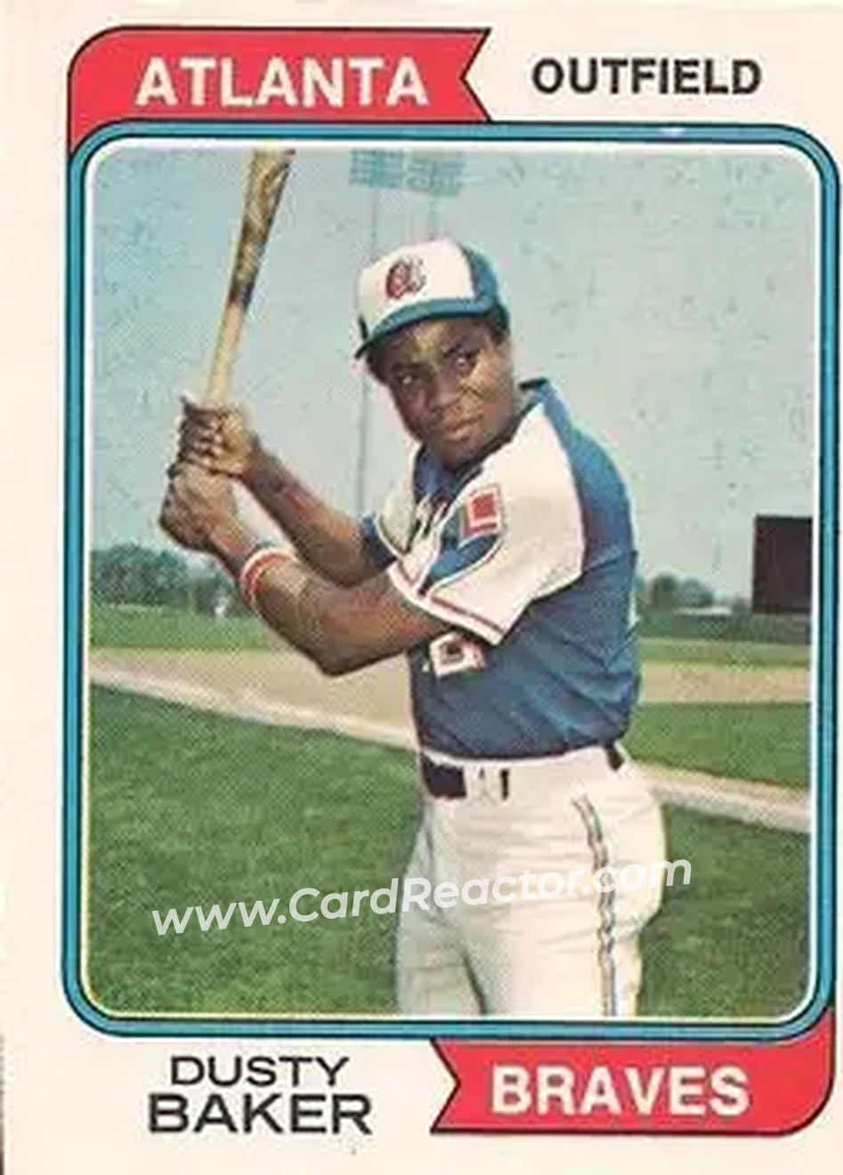Front of Dusty Baker