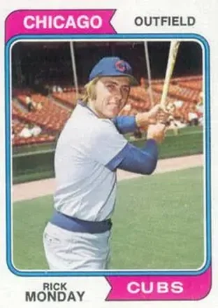 1974 Topps #295 Rick Monday