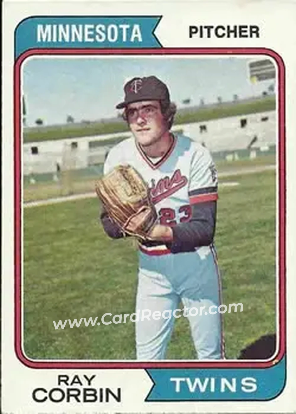 1974 Topps #296 Ray Corbin