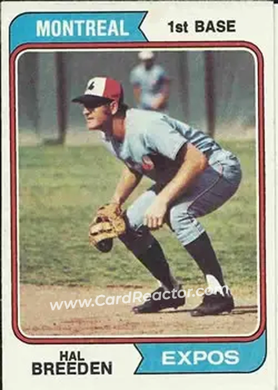 1974 Topps #297 Hal Breeden