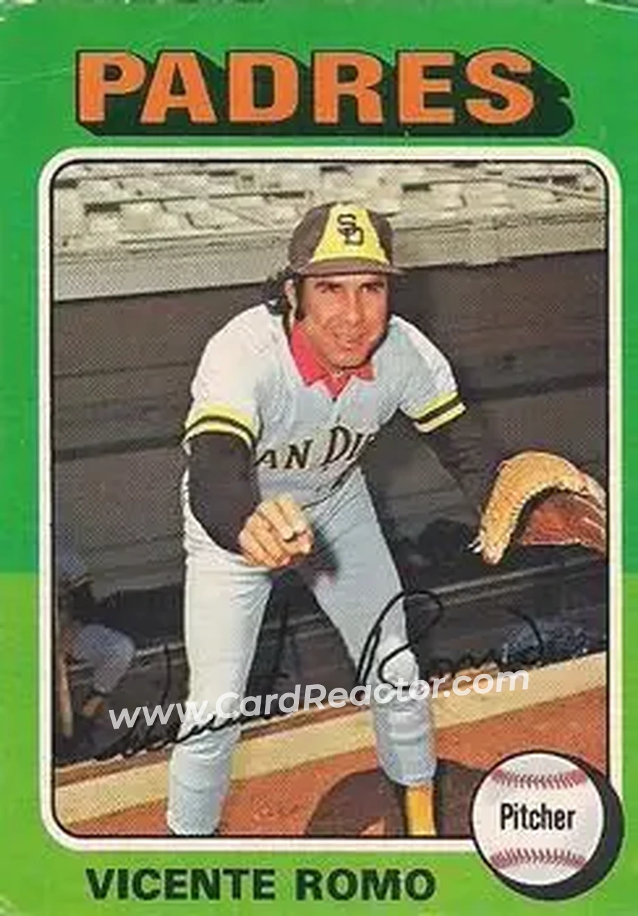 1975 O-Pee-Chee #274 Vicente Romo