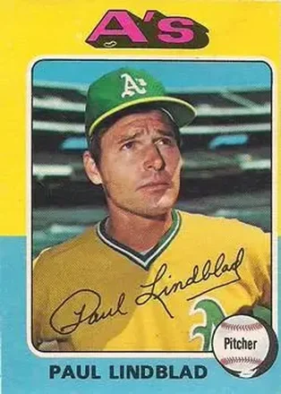1975 O-Pee-Chee #278 Paul Lindblad