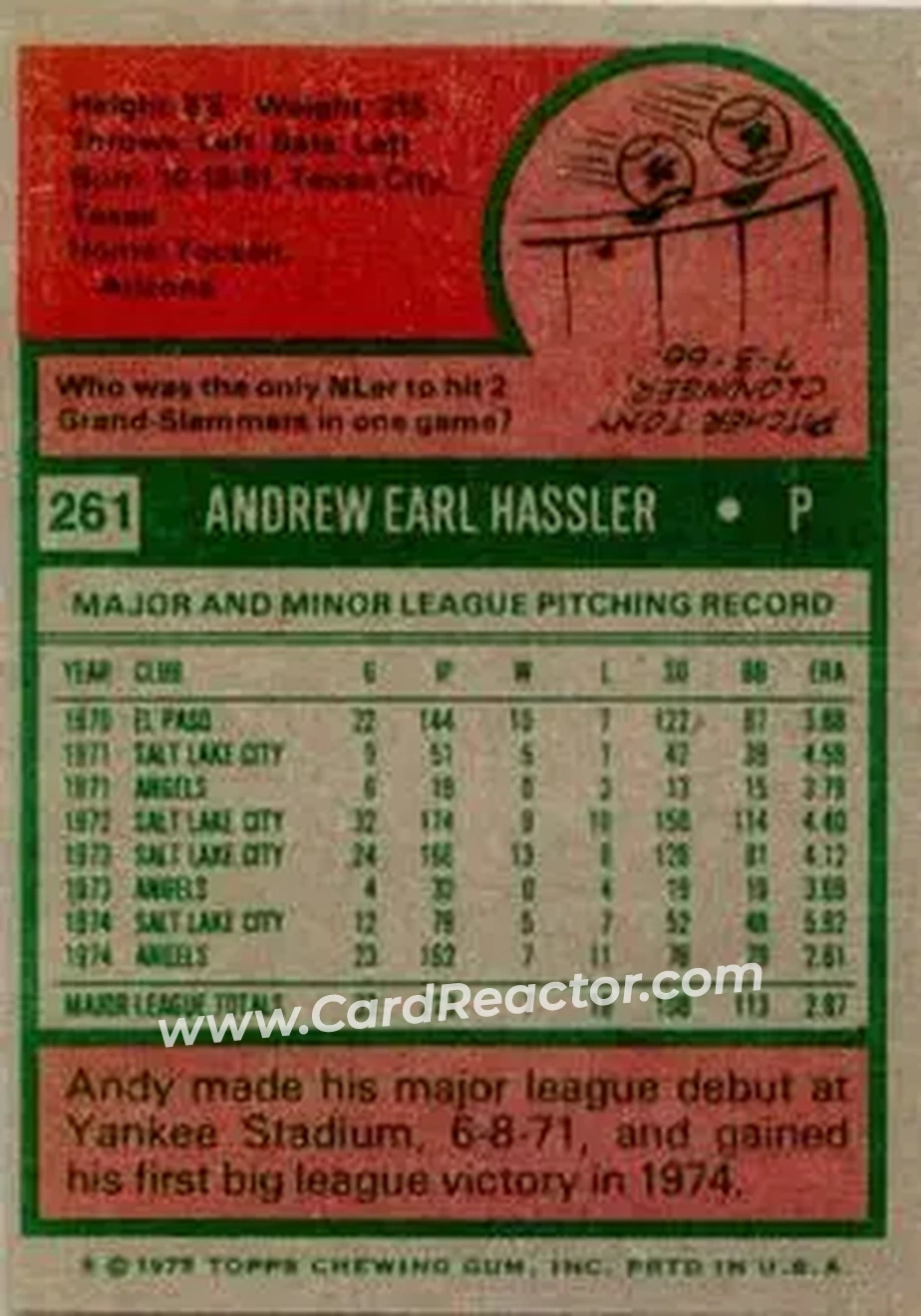 Back of Andy Hassler