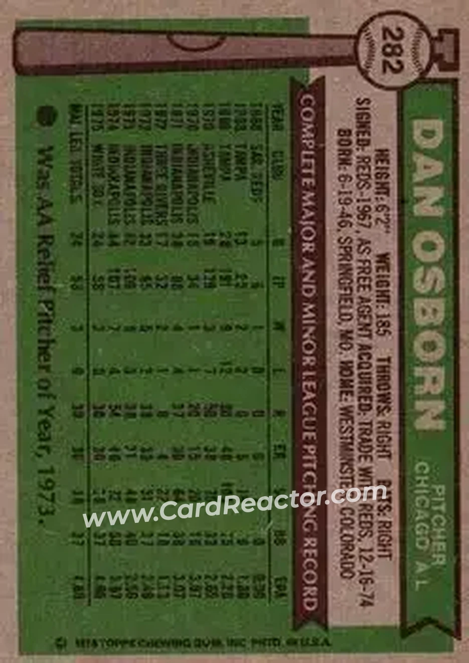 Back of Dan Osborn