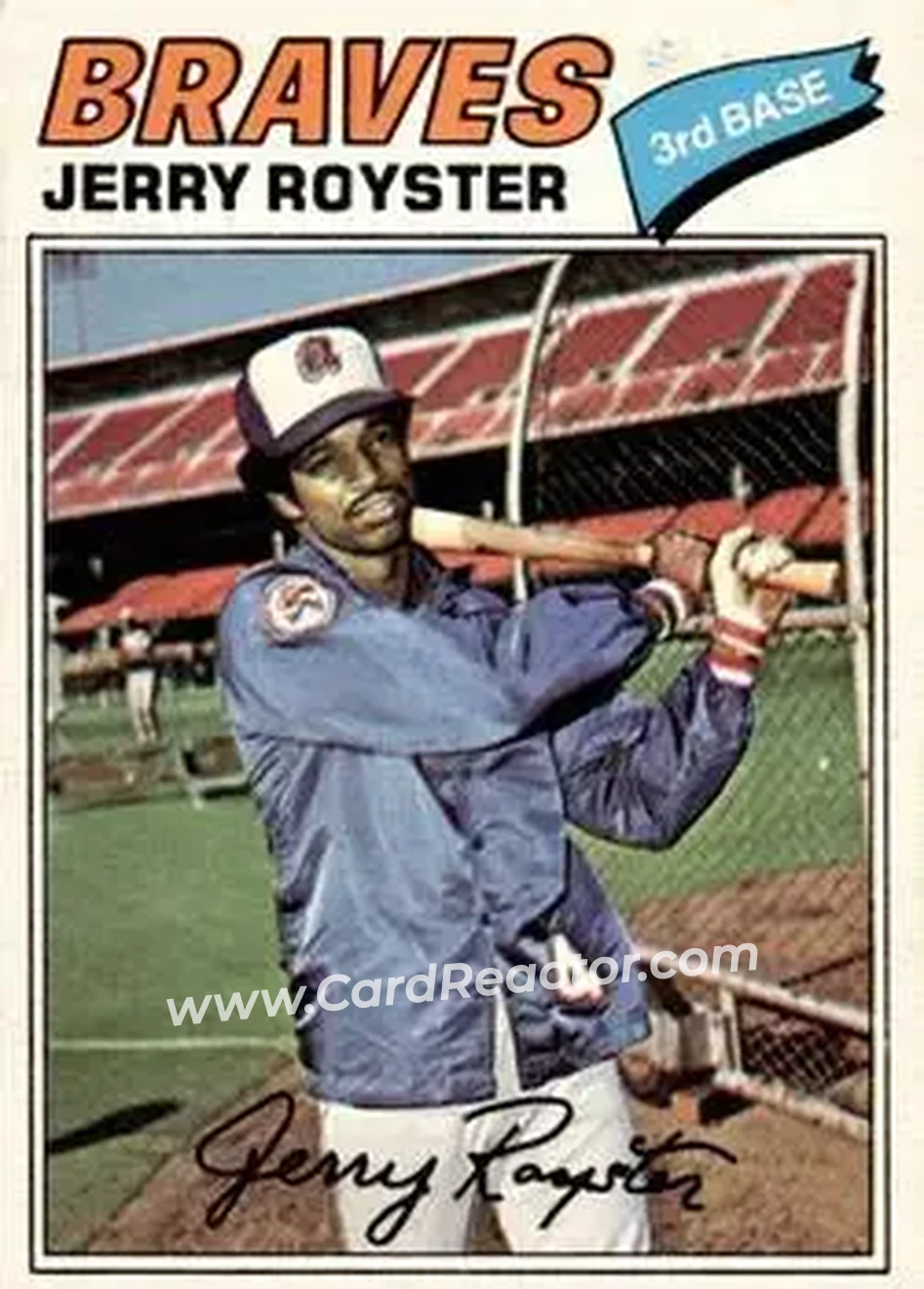 Front of Jerry Royster