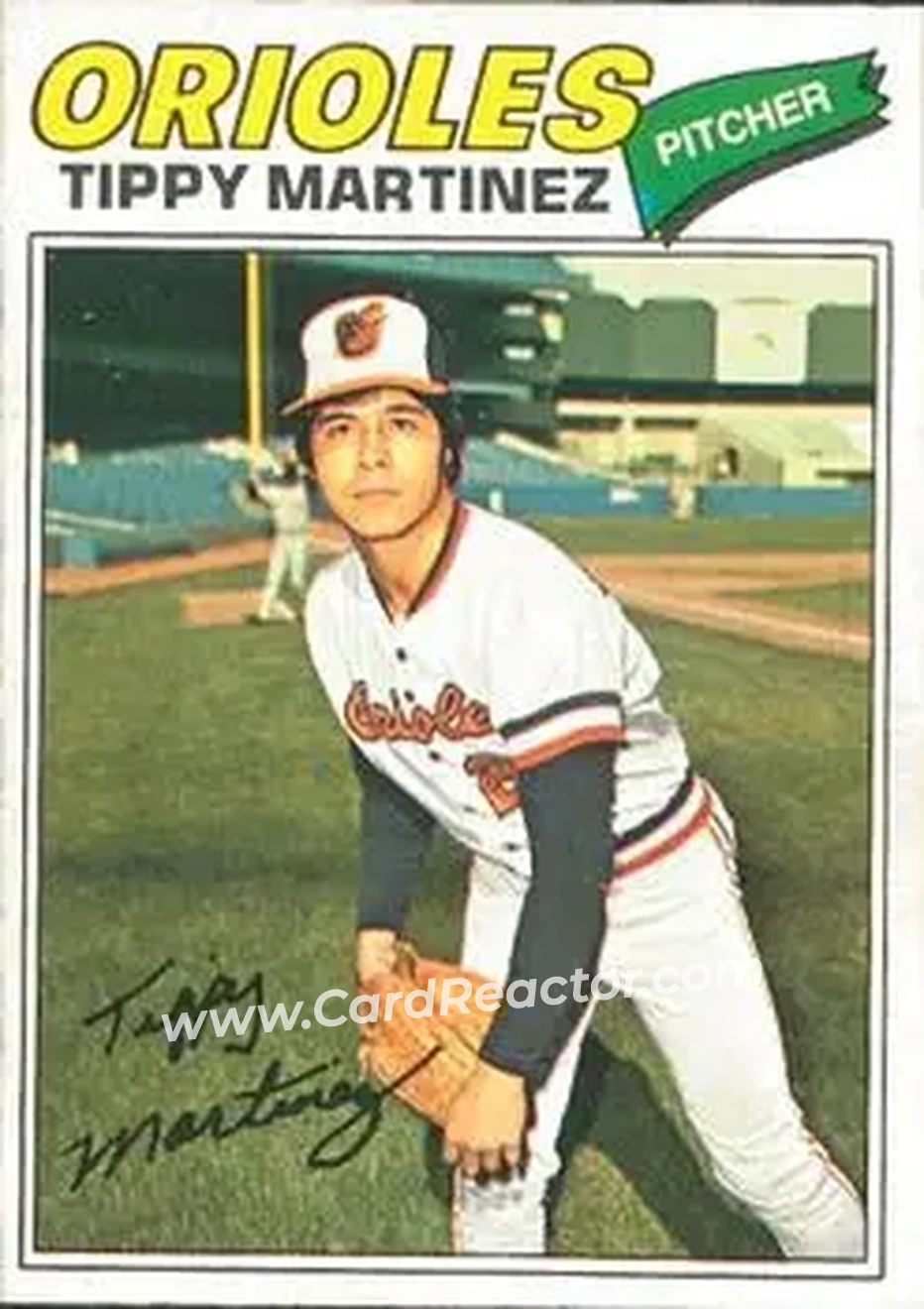 Front of Tippy Martinez