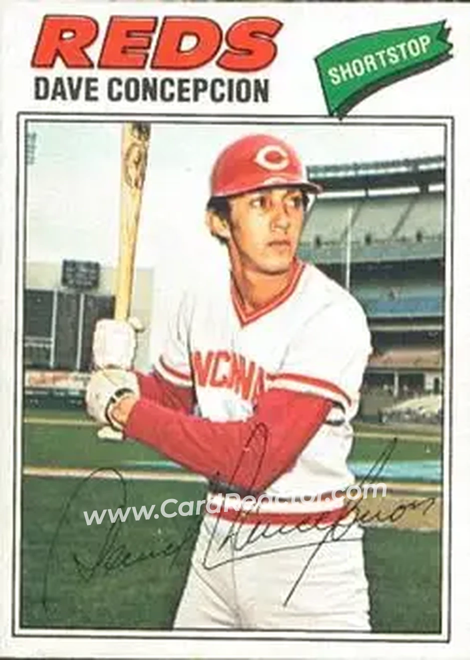 Front of Dave Concepcion