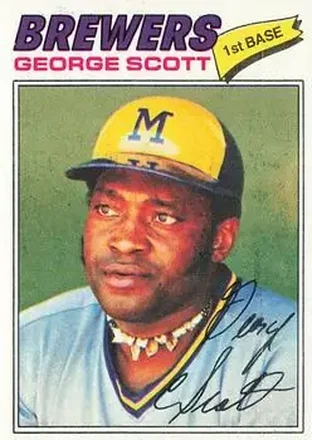 1977 Topps #255 George Scott