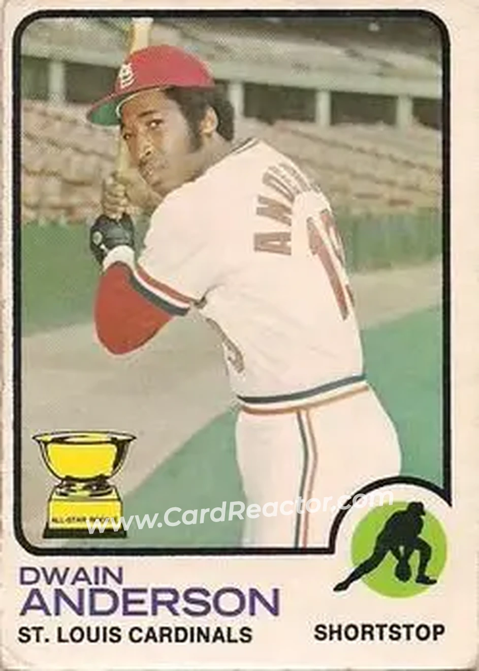 Front of Dwain Anderson