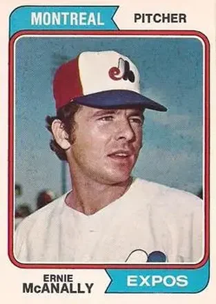 1974 O-Pee-Chee #322 Ernie McAnally