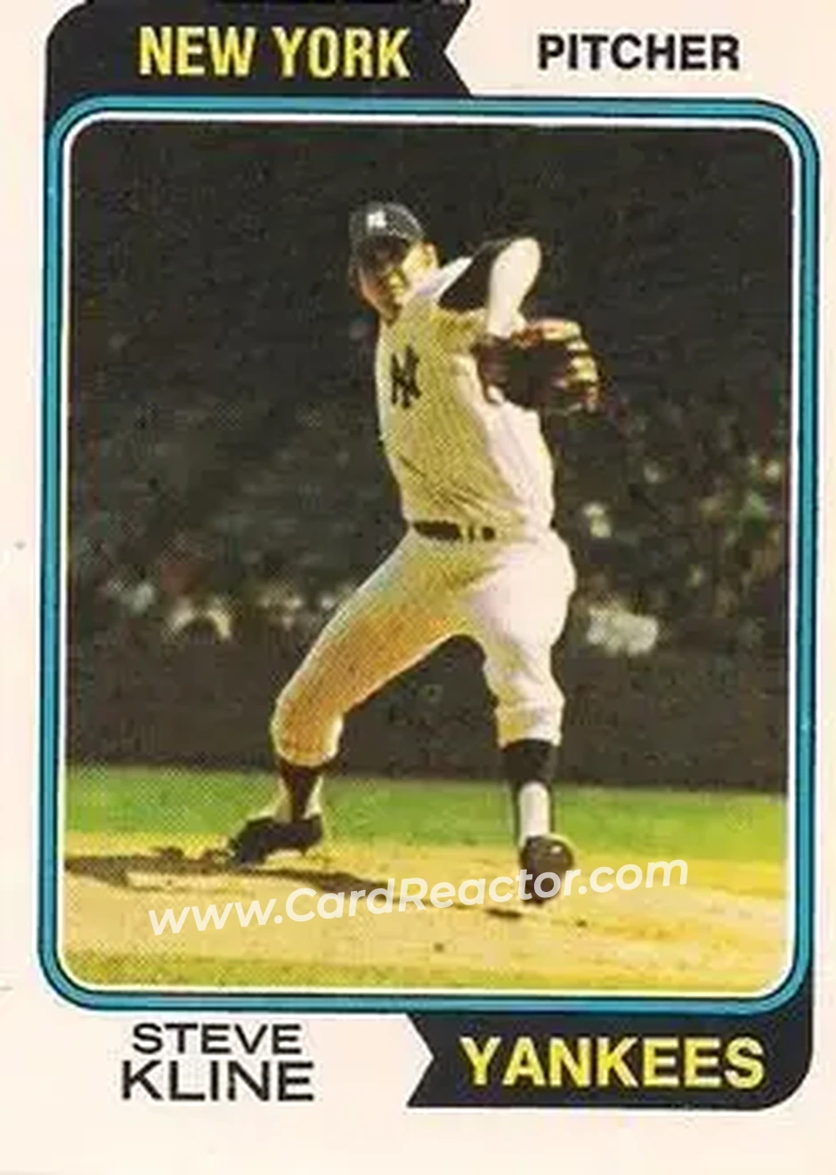 1974 O-Pee-Chee #324 Steve Kline