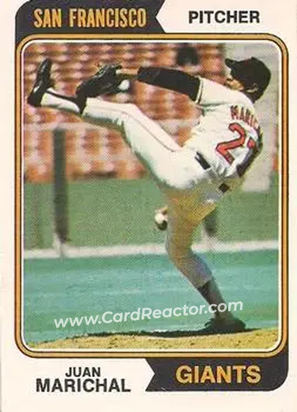 Front of Juan Marichal