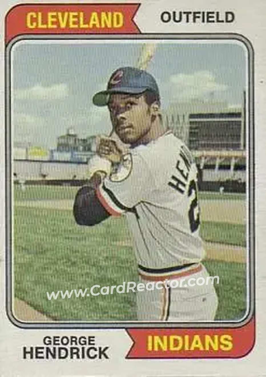 1974 Topps #303 George Hendrick
