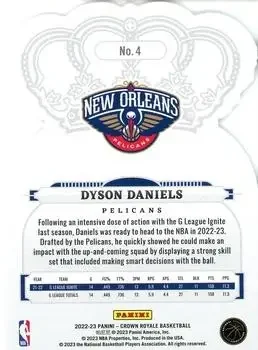 Back of Dyson Daniels